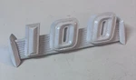 1958 1959 Gmc 100 Emblem Front Grille Badge And Bracket Complete Suburban. Fixed Price $299.95.
