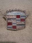 Cadillac Wheel Cover Crest Emblem Ornament Oem # 12245. Fixed Price $15.00.
