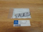 Model Badge ''110'' Genuine Mercedes - A6388170115. Fixed Price $17.85.