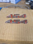 Corvette Emblem Pair Of Used 1970 Thru 1975-454 Chevrolet 2EA. Fixed Price $25.00.