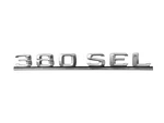 New 1981-1983 Mercedes-benz 380SEL Silver Designation Badge *1268170415. Fixed Price $69.00.