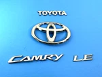 2007-2011 Toyota Camry Trunk Emblem Rear Lid Logo Badge Set Chrome Oem. Fixed Price $17.69.