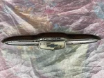 1954 Chevrolet Automobile Metal Chrome Hood Emblem Bezel Shield W/bowtie. Fixed Price $166.00.