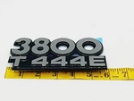 International Navistar Adhesive 3800 444E Hood Side Emblem Part #2028430C1. Fixed Price $20.00.