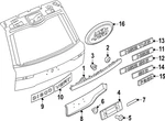 Genuine Land-rover Hatch Emblem LR083089. Fixed Price $119.59.