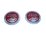 2015 2023 Jeep Renegade 4X4 Oem L/r Fender Trail Rated Emblem 519744610 #1H-7. Fixed Price $55.00.