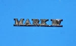 1972-76 Lincoln Mark Iv Oem Script Trunk Emblem D2LB-6542528-AB. Fixed Price $15.95.