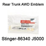 Oem 86340 J5000 Rear Trunk Awd Emblem Badge Kia Stinger 17-18 Low Price. Fixed Price $12.22.
