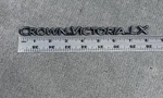 Ford Crown Victoria Lx Trunk Emblem Badge Decal Logo Symbol Oem Genuine Original. Fixed Price $19.95.