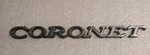 Mopar 1969 - 1974 Dodge Coronet Nameplate Fender Emblem Badge 3504801. Fixed Price $19.99.