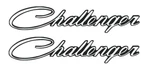Oer Reproduction Front Fender Emblem Set 1970-1972 Challenger Models. Fixed Price $157.98.