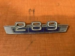 1967 Ford 289 Chrome Emblem C70B-16237-A, Mustang, Fairlane, Ranchero Used. Fixed Price $9.99.