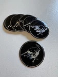Lamborghini Countach Diablo Wheel Center Emblem Oem Nos Nla. Fixed Price $99.00.