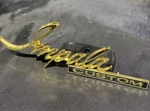 1971- 1976 Chevrolet Impala Custom Gold Quarter Sail Panel Emblem Single New. Fixed Price $55.00.