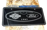 Genuine Ford "harley-davidson" License Plate Space Holder Nos 4C3Z-17A385-AA. Fixed Price $74.95.