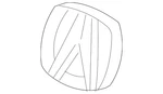 Genuine Acura Grille Emblem 75700-SEP-A00. Fixed Price $35.83.