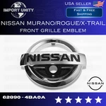 Nissan Murano 2015-2022 Rogue 2014-2014 Premium Front Grille Emblem 62890-4BA0A. Fixed Price $29.98.