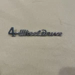 Oem Original 1950S Willys Wagoneer 4 Wheel Drive Emblem Badge Jeepster. Fixed Price $29.00.