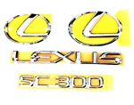 92-97 Lexus SC300 Emblem Kit Chrome Front & Rear 1992 1993 1994 1995 1996 1997. Fixed Price $199.99.