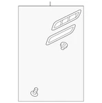 Genuine Gm Passenger Side Hood Vent Ornament 09056286. Fixed Price $64.13.