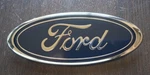 Authentic Oem Ford Emblem Badge Button Hood Trunk Blue Silver Oval F5UB-15402AA. Fixed Price $17.99.