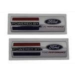 Ford Racing "powered By Performance" Stick-on Fender Emblem Pair. Fixed Price $64.99.