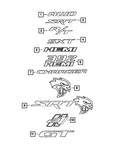 Genuine Mopar Nameplate 68216158AB. Fixed Price $60.33.