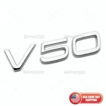 Volvo V50 Rear Trunk Lid Letter Logo Badge Nameplate Emblem Sport Chrome. Fixed Price $27.99.