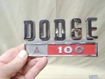 Dodge 100 Truck Emblem Oem Very Clean 28333755. Fixed Price $75.00.