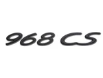 Porsche 968 Club Sport Cs Black Rear Emblem Genuine 9445591270070C. Fixed Price $116.21.