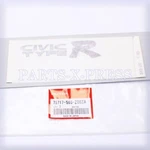Genuine Oem Honda Back Door Decal Sticker "civic Type Nameplate 75717S03Z00ZA. Fixed Price $80.55.