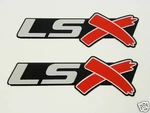 Chevrolet Corvette Camaro Pontiac WS6 Ss Rs Lsx Engine Emblems Badges Qty 2 New. Fixed Price $12.88.
