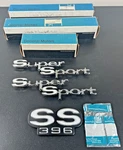 Nos Cheverolet Chevy Ss Super Sport Emblems 396 Gm Tail 4229992 4229717 Body. Fixed Price $299.00.