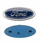 2004-2016 Ford 9" X 3.5" Blue Oval Chrome Logo Emblem Fits: Grille & Tailgate. Fixed Price $19.99.