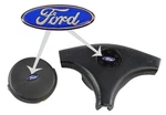 1984-1989 Mustang Steering Wheel Ford Blue Oval Emblem Badge Logo 1/8". Fixed Price $12.95.
