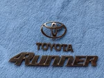 1996 - 2002 Toyota 4RUNNER Rear Trunk Lid Emblem Badge Set Gold Oem. Fixed Price $45.50.