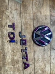 Volkswagen Jetta 2011-2015 Tdi Lettering Emblems With Vw Rear Logo Oem Used. Fixed Price $10.00.