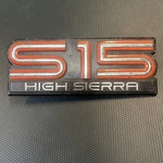 1982-90 Gmc S-15 Side Fender Emblem Badge Logo Nameplate 15592834. Fixed Price $44.99.