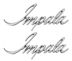 1969 Chevrolet Chevy Impala Fender Emblems Set - Trim Parts Usa Made. Fixed Price $109.50.