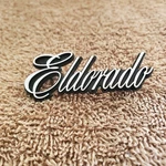 Cadillac Eldorado Oem Front Dash Metal Emblem Badge Script Vintage 1979-85. Fixed Price $19.95.