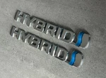 Toyota Highlander Hybrid 06-10 Chrome Side Fender Emblems Used Pair Oem Badges. Fixed Price $24.95.