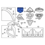 Ford M2DZ16720H Front Fender Emblem. Fixed Price $63.03.