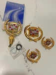 New Fits 1980-92 Cadillac Brougham Hood Ornament Trunk Emblem Package Set Golden. Fixed Price $249.00.