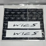 14-19 Bentley Flying Spur W12S Fender Badge Emblem Chrome 4W0853688 2PC. Fixed Price $105.00.
