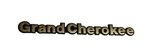 1993-1998 Side Emblem Badge Symbol Oem Used Gold Black Fits Jeep Grand Cherokee. Fixed Price $15.00.