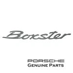 Porsche "boxster" Rear Emblem (titanium Finish) 986559237019A4. Fixed Price $79.95.