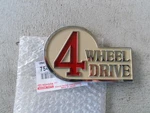 Toyota FJ40 Land Cruiser Wheel Drive Badge 1979 1984 New 75453-90300. Fixed Price $61.54.