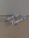 1970-84 Cadillac "coupedeville" Sail Panel Emblems. X2. Gm 9881196.. Fixed Price $49.00.