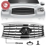 For 2013-2015 Infiniti QX60 JX35 Chrome Grille W/camera IN1200123 623103JA0A. Fixed Price $71.00.