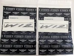 Bentley Continental Gtc Flying Spur W12 Fender Speed Badge Set Oem 3W8853675D. Fixed Price $82.00.